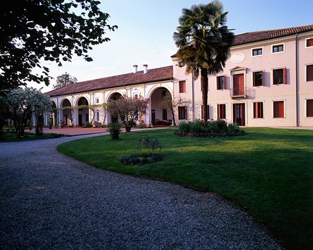 esterno con palma - villa todesco villa del conte, Padova